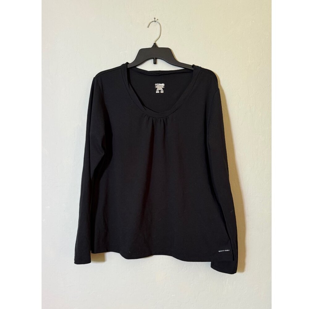Columbia Titatium athletic long sleeve shirt XL Black
